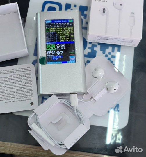 Наушники apple EarPods Lightning оригинал