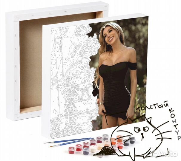 Картина по номерам по Вашим фото(на заказ)