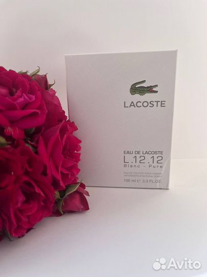 Парфюм Lacoste L.12.12 blanc – pure 100ml (Euro)