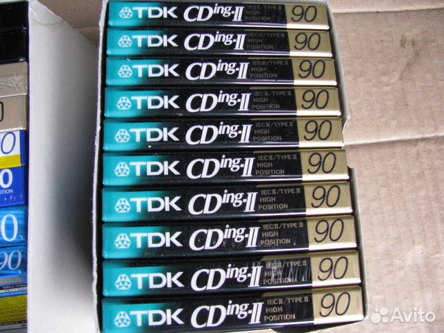 Аудиокассеты новые запечатанные