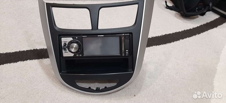 Рамка воздуховода на hyundai solaris 1