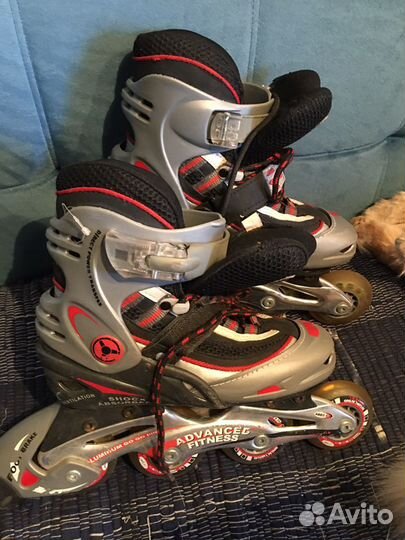Коньки роликовые advanted fitness 36р