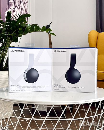 Новые Sony Pulse 3D Black/White для PS5