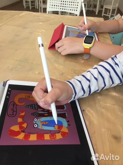 Обучение детей рисованию на планшете (Procreate)