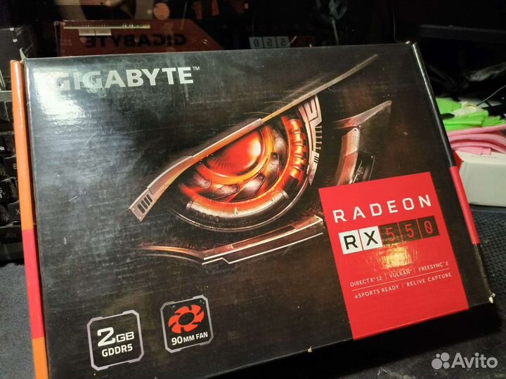 Видеокарта Rx 550 2gb