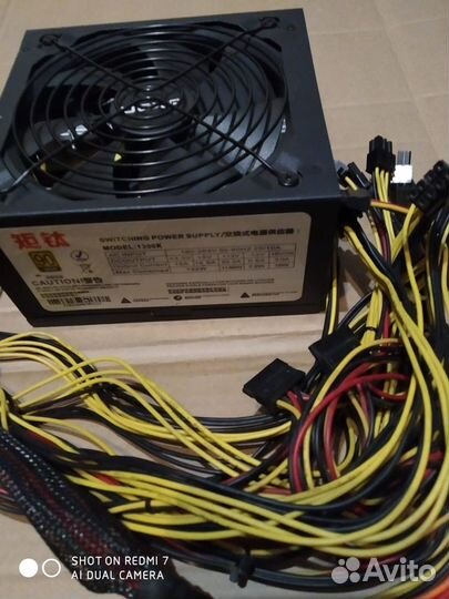 Блок питания для пк и майнинга 1300w
