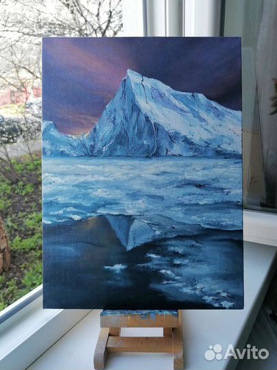 Картина маслом Айсберг Гренландия