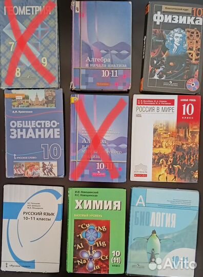 Учебники 10 11 класс