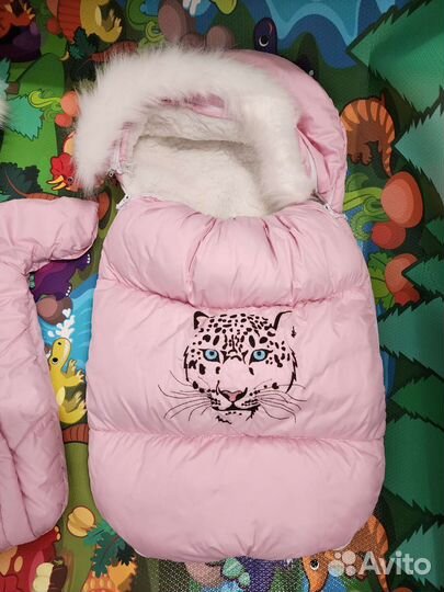 Конверт на выписку зимний для девочки