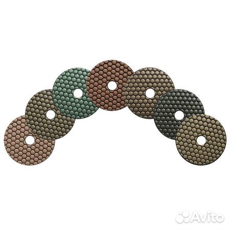 Диски полировальные эластичные 100 мм 