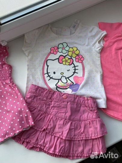 Летняя детская одежда на 1 годик