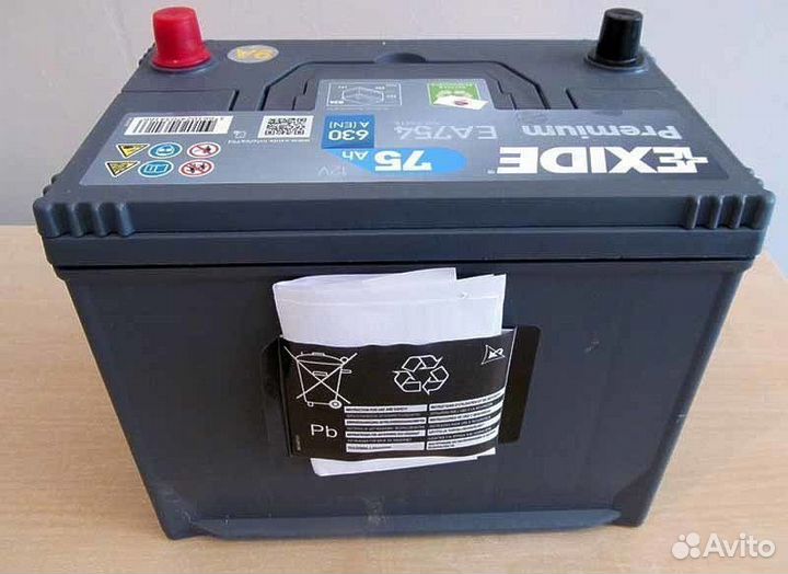 Купить аккумулятор автомобильный бу Exide 75 Ah