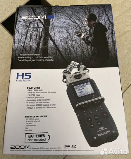 Портативный рекордер Zoom H5