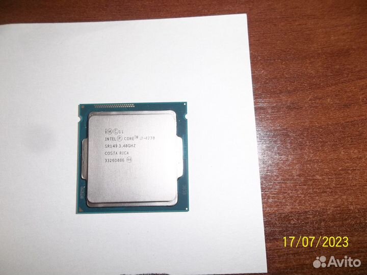 Intel core I7-4770 socket 1150
