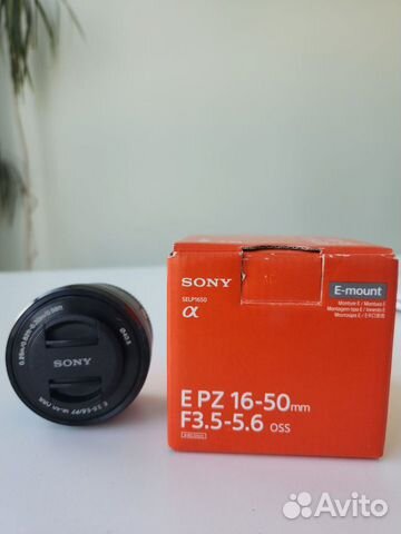 Объектив sony e pz 16-50 mm