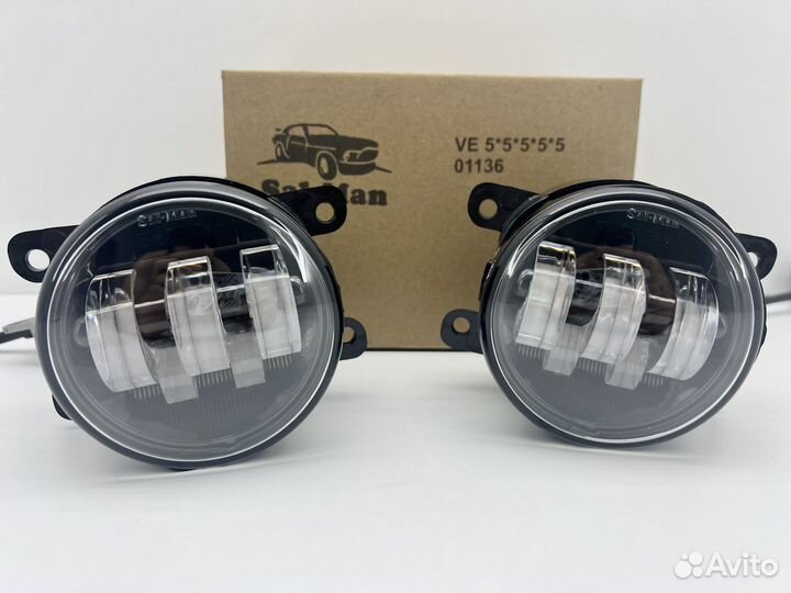 Противотуманные LED фары Рено Форд Лада Sal-Man 60