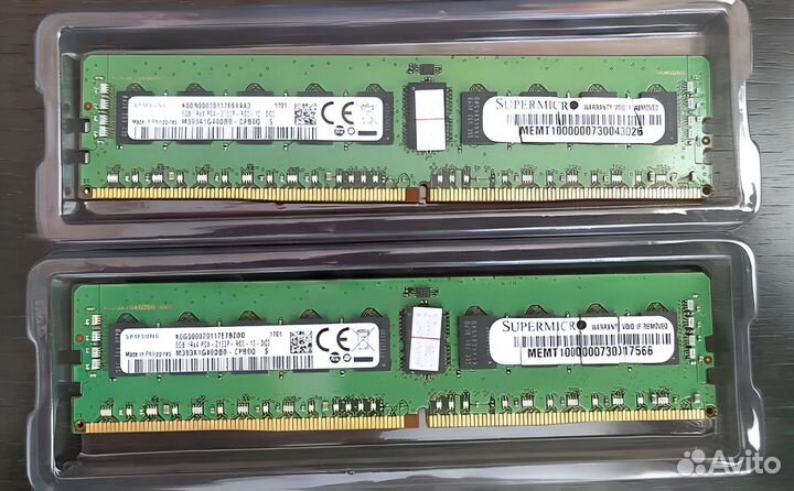 DDR4 8Gb серверная память Reg ECC