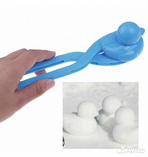 Формочка в виде утки для снега