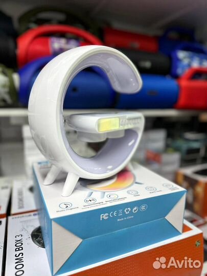 Ночник 4в1, колонка, беспроводная зарядка