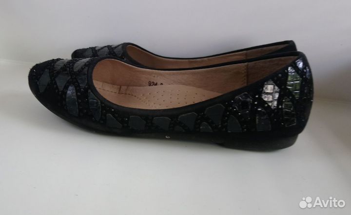 Туфли школьные для девочки черные закрытые 31
