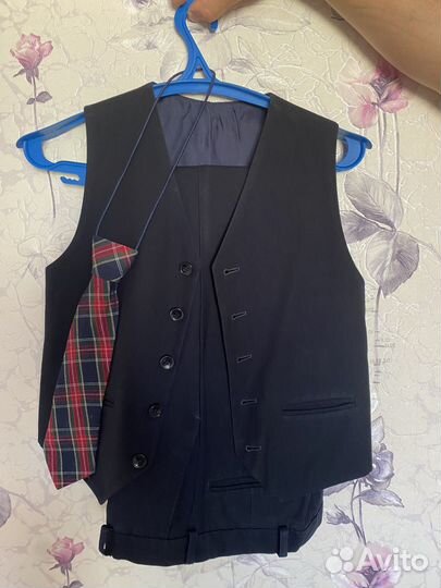 Школьная форма синяя 134 140 для мальчика