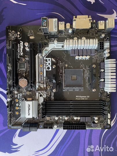 Материнская плата am4 AB350M-Pro4