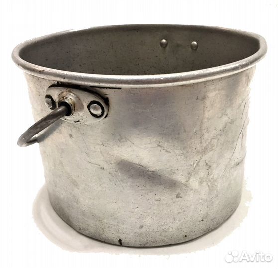 Котел круглый ркка, алюминиевый, 1920-30-е гг, кв