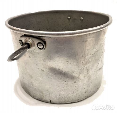 Котел круглый ркка, алюминиевый, 1920-30-е гг, кв