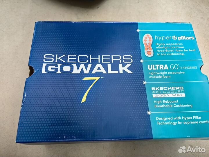 Skechers go walk 7 слипоны мужские