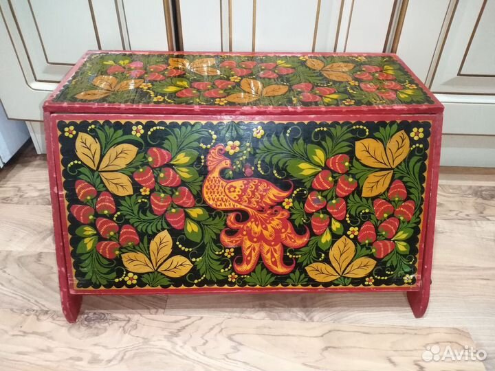 Деревянные доски набор хлебница хохлома