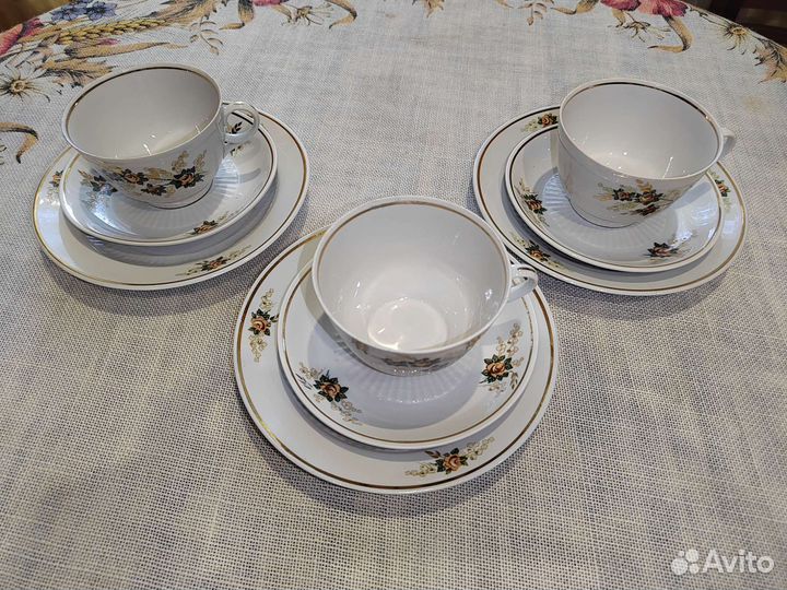 Сервиз чайный (чайные пары) Рига СССР