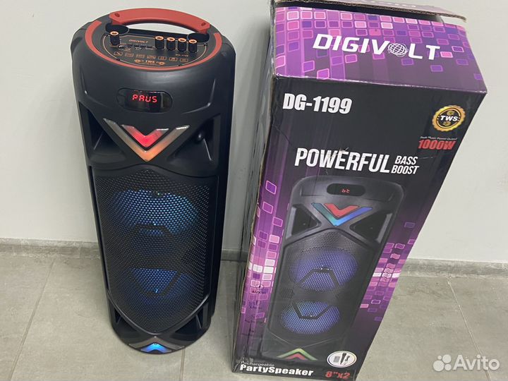 Большая портативная колонка 100ватт