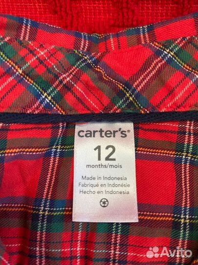 Костюм детский (джинсы и боди) Carter's 74-80