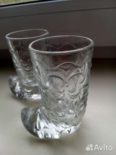 Стопки-сапожки редкой формы СССР