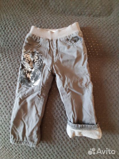 Утепленные брюки для девочки 86-98