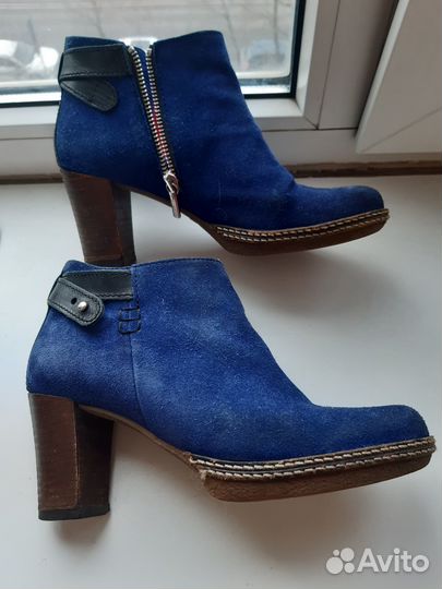 Ботильоны замша 35