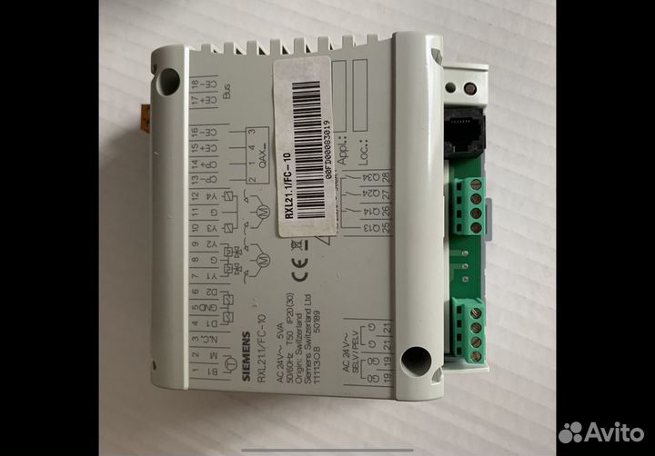 Siemens RXL21.1/FC-10 Контроллер для фанкойлов