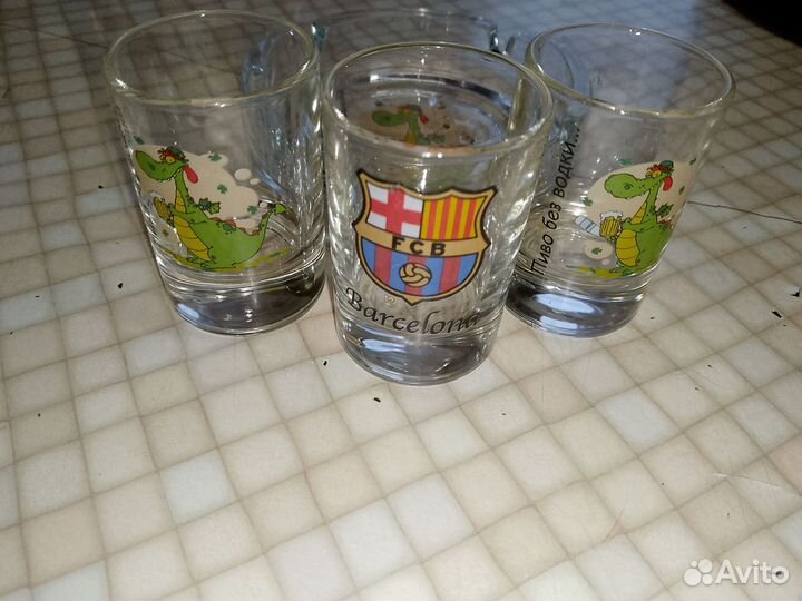 Набор стопки+пепельница