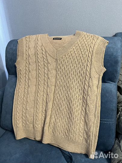 Жилетка женская теплая оверсайз