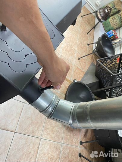 Мангал-гриль с печью под казан