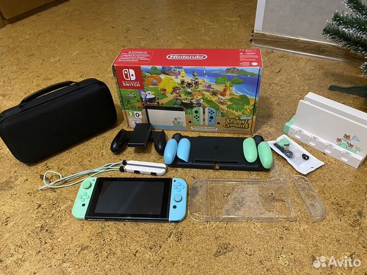 Nintendo switch animal crossing edition