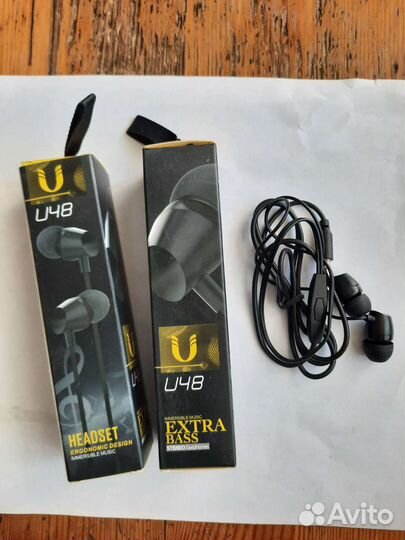 Гарнитура новая модель ехtra bass чистый звук