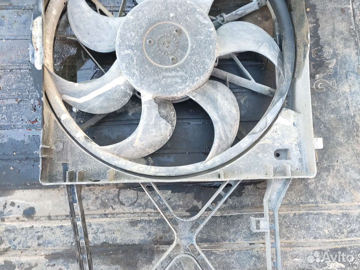 Вентилятор охлаждения диффузор opel astra h 1.6