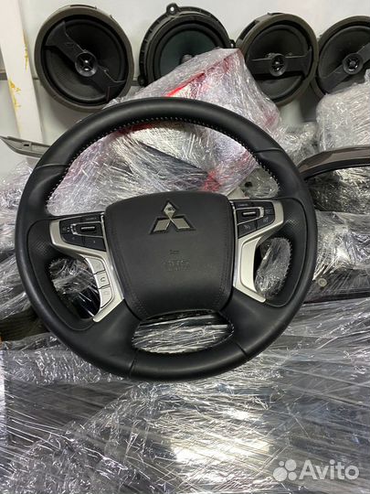 Рулевое колесо (руль+подушка) pajero sport L200