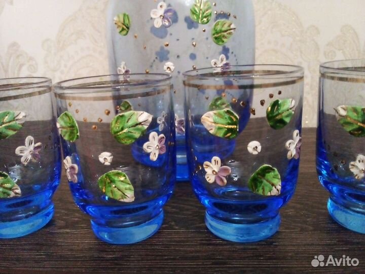 Ваза фруктовница конфетница графин Богемия Дулево