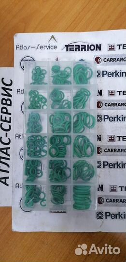 Ремкомплект уплотнительных колец (зеленые 18 разм)