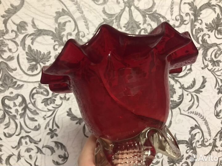 Конфетница. Стеклозавод Красный Май