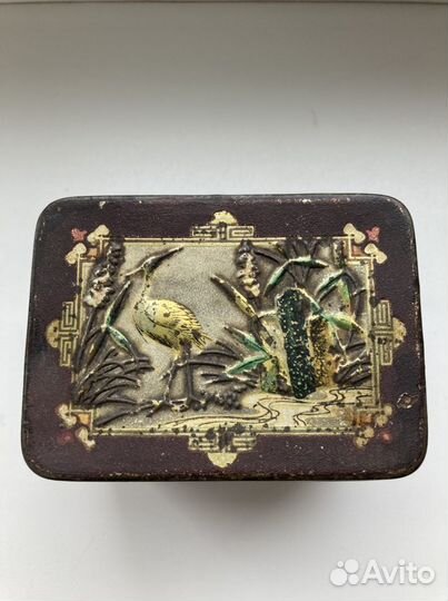 Чайница жестяная коробка