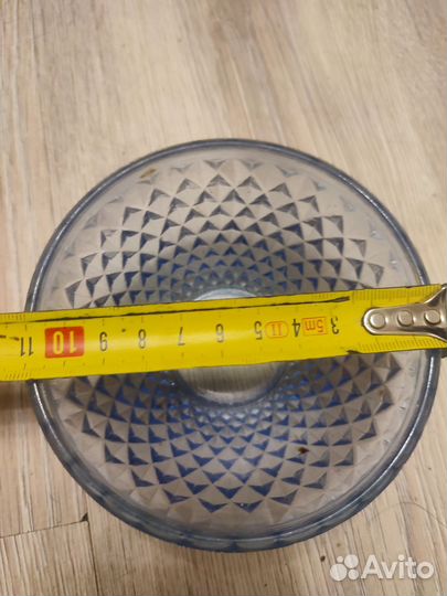 Садатницы СССР голубое стекло винтаж