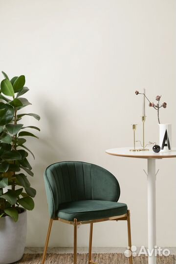 Стул барный Bergenson Bjorn Coral, велюр